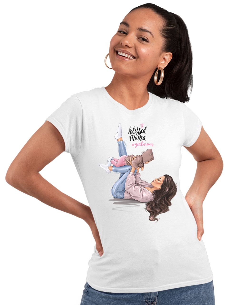 girlmom-babygirl-mama-teniska-tumna-kosa