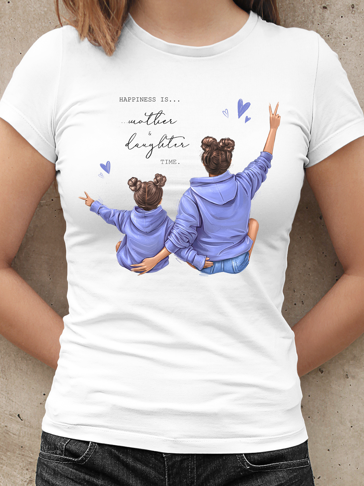 Дамска тениска Мама и Мини - Mother & Daughter time