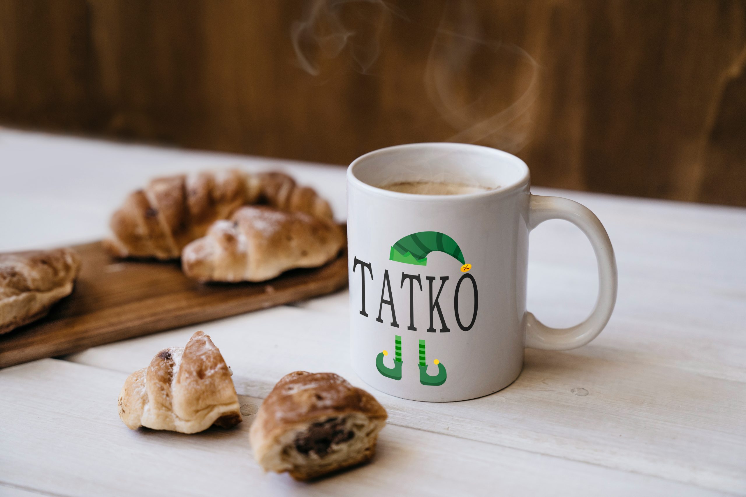 Коледна чаша за Тате с елф